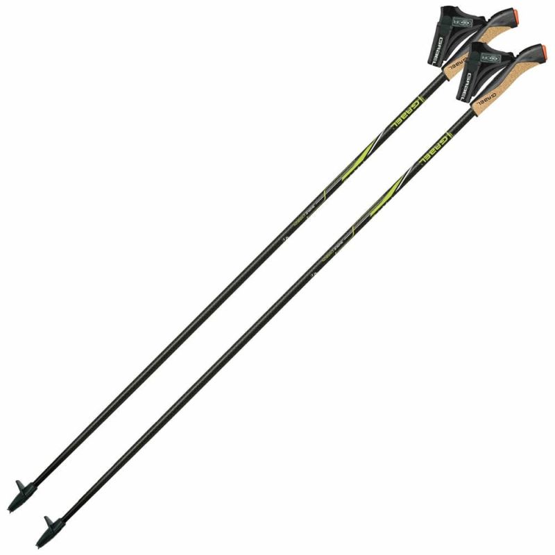 Палки для скандинавской ходьбы Gabel FX-75 Snake Carbon 130 Dual Spike (7009351011300)