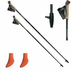 Палки для скандинавской ходьбы Gabel X-5 Black 115 (7009351141150)