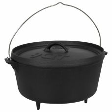Котел с крышкой Bo-Camp Dutch Oven Cast Iron 31 cm / 7.1 L Black (2122415)
