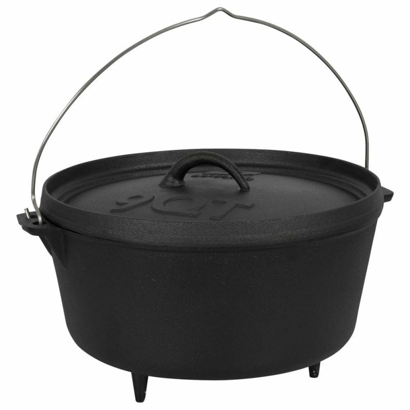 Котел с крышкой Bo-Camp Dutch Oven Cast Iron 31 cm / 7.1 L Black (2122415)