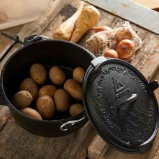 Котел с крышкой Groenberg Askja Pot 25 cm/4 L Black (266016)