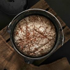 Котел с крышкой Groenberg Askja Pot 30 cm / 7 L Black (266017)