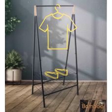 Стойка для одежды Casa Si Garment Rack Bamboo Black (CS92308W04)