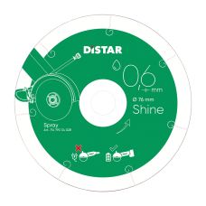 Круг алмазный отрезной 1A1R 76x0,6/0,5x6x10 Shine
