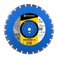 Круг алмазний вiдрiзний 1A1RSS/C1 450x4,0/3,0x10x25,4-11,5-26 HIT Baumesser Beton PRO