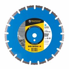 Круг алмазный отрезной 1A1RSS/C1 350x3,5/2,5x10x25,4-11,5-21 HIT Baumesser Beton PRO