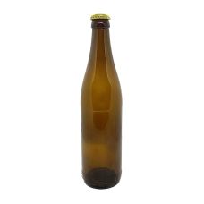 Пляшка пивна 0,5L коричнева з кришкою