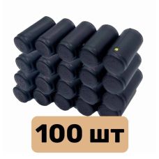 Терпоколпачок с полоской, черный - 100шт