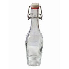 Бутылка под бугельный квадратный замок (без бугеля), прозрачная 1000ml + Замок бугельный