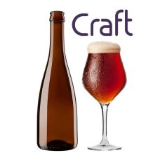 Пляшка 375 мл кронен Kraft пивна