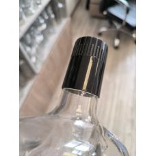 ПЛЯШКА ГОРІЛЧАНА з кришкою гуала 1,5 л + Корок Гуала закупорювальний ЧОРНИЙ - 9шт