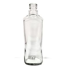Пляшка скляна гуала 0,5 л (105-Гл4-500) + Корок Гуала закупорювальний ЧОРНИЙ - 15шт