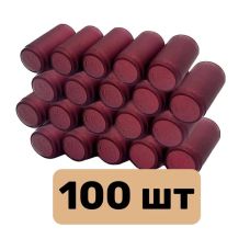 Терпоковпачок зі смужкою, червоний - 100шт