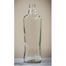Пляшка скляна гуала 0,5 л (105-Гл4-500) + Корок Гуала закупорювальний ЧОРНИЙ - 15шт