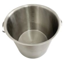 Кастрюля с крышкой из нержавеющей стали AISI 304 (25л)