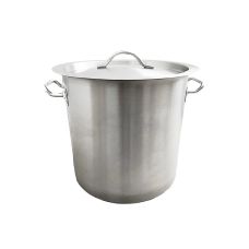 Кастрюля с крышкой из нержавеющей стали AISI 304 (17л)