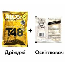 Дрожжи ALCOPRO T48 + Средство для освещения Spirit Ferm SuperKlar 24h