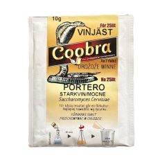 Дріжджі COOBRA Винні PORTERO 10 г + Універсальне підживлення для винних дріждів Spirit ferm з вітамінами 10 г