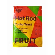 Спиртовые турбо дрожжи Hot Rod Fruit на 25 л (60 г) для фруктовых браг.