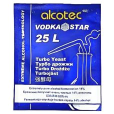 Турбо дрожжи Alcotec vodka star, 66г + Средство для освещения Spirit Ferm SuperKlar 24h