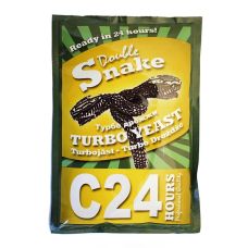 Сухі турбо дріжджі Double Snake C24, 175г.