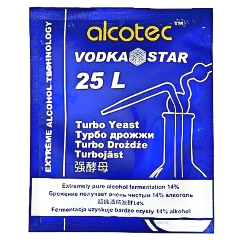 Турбо дрожжи Alcotec vodka star, 66г