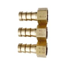 Переходник латунный мама резьба 1/4 - 10 мм -3шт