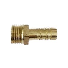 Переходник латунный папа 8 мм, резьба 1/4 -3шт