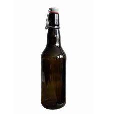 Пляшка з бугельним замком, пивна коричнева 500ml