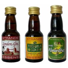 Набір есенцій Strands LONDON GIN 25 мл - TEQULLA GOLD 25 мл - ABSINTHE 25 мл