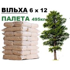 Тріска для копчення ВІЛЬХА 6*12 | 495 кг (Палета)