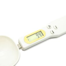 Мірна ложка-ваги електронна цифрова до 500г. Точність 0,1 гр. білий