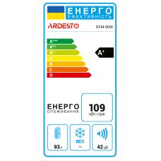 Холодильник ARDESTO мини, 85x47.2х45, 93л, А+, ST, белый
