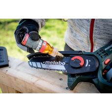 Пила цепная аккумуляторная Metabo MS 18 LTX 15 18В 1х2А·час шина 15см 5м/сек 2кг