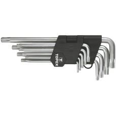 Ключі Torx TOPEX, довгі, CrV, T10-T50, набір 9шт