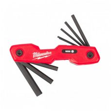 Ключи шестигранные Milwaukee, 118мм, HEX1.5-8мм, складываются в корпус, набор 8шт.