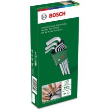 Ключі шестигранні Bosch, кулястий наконечник, набір 9шт