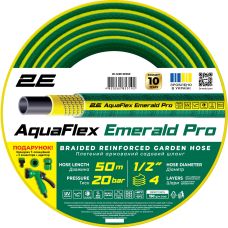 Шланг садовий 2Е AquaFlex Emerald Pro 1/2