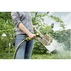 Зрошувач ручний Karcher, пістолетний, регулювання напору води, регулювання форми струменя води, блокування кнопки поливу