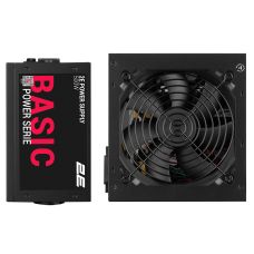 Блок питания 2E Basic Power (500W), >80%, 120мм, 1xMB 24pin(20+4), 1xCPU 8pin(4+4), 3xMolex, 4xSATA, 2xPCIe 8pin(6+2)