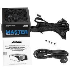 Блок питания 2E Master Power (850W), >80%, 80+ White, 120мм, 1xMB 24pin(20+4), 1xCPU 8pin(4+4), 3xMolex, 5xSATA, 4xPCIe 8pin(6+2)