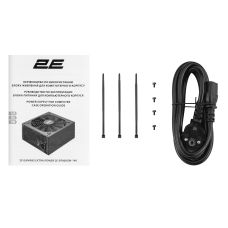 Блок питания 2E GAMING Extra Power (800W), >90%, 80+ Gold, 140мм, 1xMB 24pin(20+4), 2xCPU 8pin(4+4), 3xMolex, 6xSATA, 4xPCIe 8pin(6+2), Modular