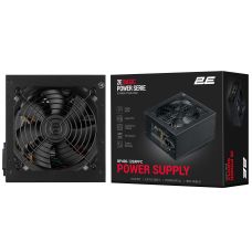 Блок питания 2E Basic Power (400W), >80%, 120мм, 1xMB 24pin(20+4), 1xCPU 8pin(4+4), 3xMolex, 4xSATA, 1xPCIe 8pin(6+2)