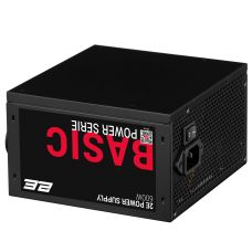 Блок питания 2E Basic Power (600W), >80%, 120мм, 1xMB 24pin(20+4), 1xCPU 8pin(4+4), 3xMolex, 4xSATA, 2xPCIe 8pin(6+2)