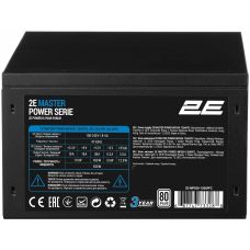 Блок питания 2E Master Power (550W), >80%, 80+ White, 120мм, 1xMB 24pin(20+4), 1xCPU 8pin(4+4), 3xMolex, 5xSATA, 2xPCIe 8pin(6+2) Блок питания 2E Master Power (550W), >80%, 80+ White, 120мм, 1xMB 24pin(20+4), 1xCPU 8pin(4+4), 3xMolex, 5xSATA, 2xPCIe 8pin(6+2)