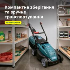 Газонокосилка сетевая Konner&Sohnen KS 32LM12-BL 1200Вт 32см 30л 25-65мм 12кг