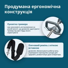 Набор из двух аккумуляторных инструментов Konner&Sohnen KS SHT-BCT-SET 20В ножницы для травы KS SHT-20V и триммер садовый KS BCT-20V акб 1х4А·час ЗП 8.1кг