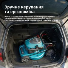 Газонокосарка бензинова Konner&Sohnen KS 56LMG-SP 4.4кВт 56см 65л 25-75мм ручний стартер 35.4кг