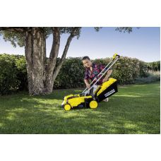 Набор газонокосилки и триммер садовый аккумуляторные Karcher LMO 18-33+LTR 18-25+Starter kit 18В 1х2.5А·час 33см 35-65мм 35л