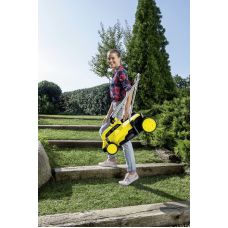 Набор газонокосилки и триммер садовый аккумуляторные Karcher LMO 18-33+LTR 18-25+Starter kit 18В 1х2.5А·час 33см 35-65мм 35л